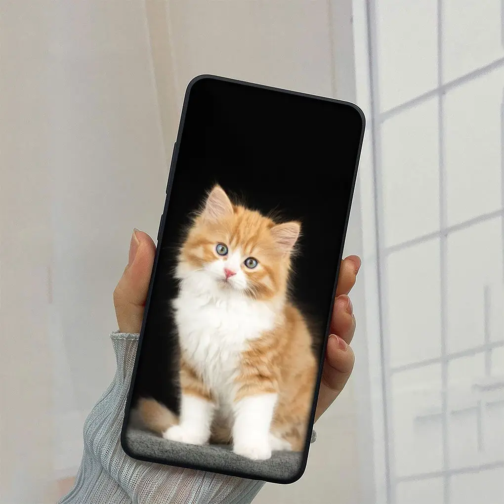 Meow Eyes Kitten Cat Soft Phone Case Cover