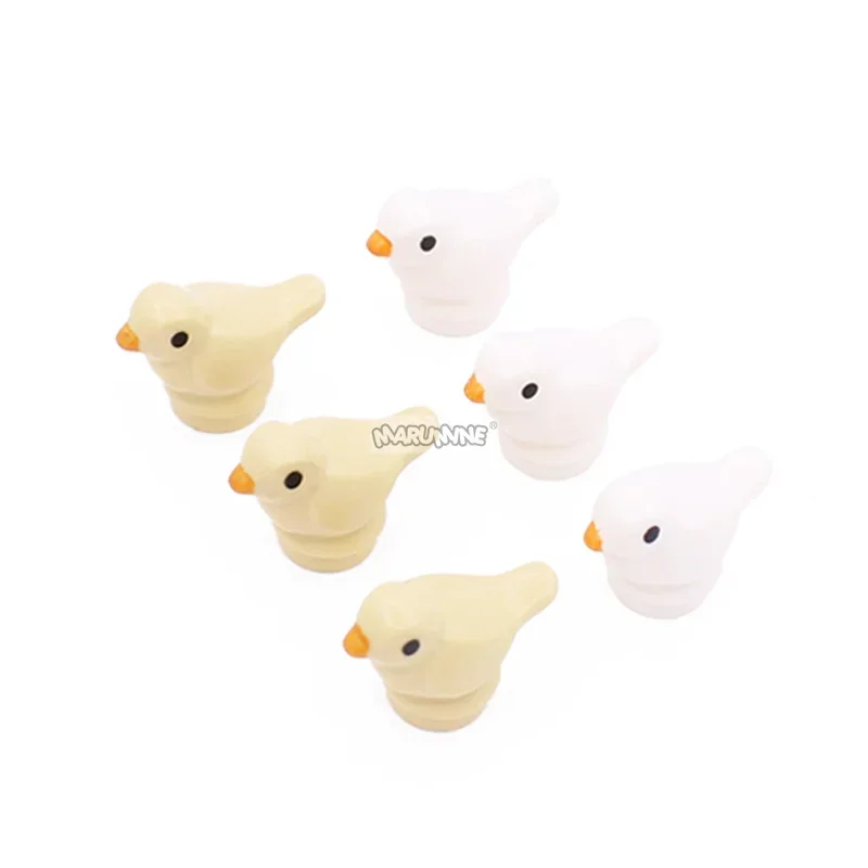 Marumine MOC 벽돌 부품 작은 새 20PCS 동물 41835pb01 빌딩 블록 액세서리 장난감 도시 관심 선물을 육성