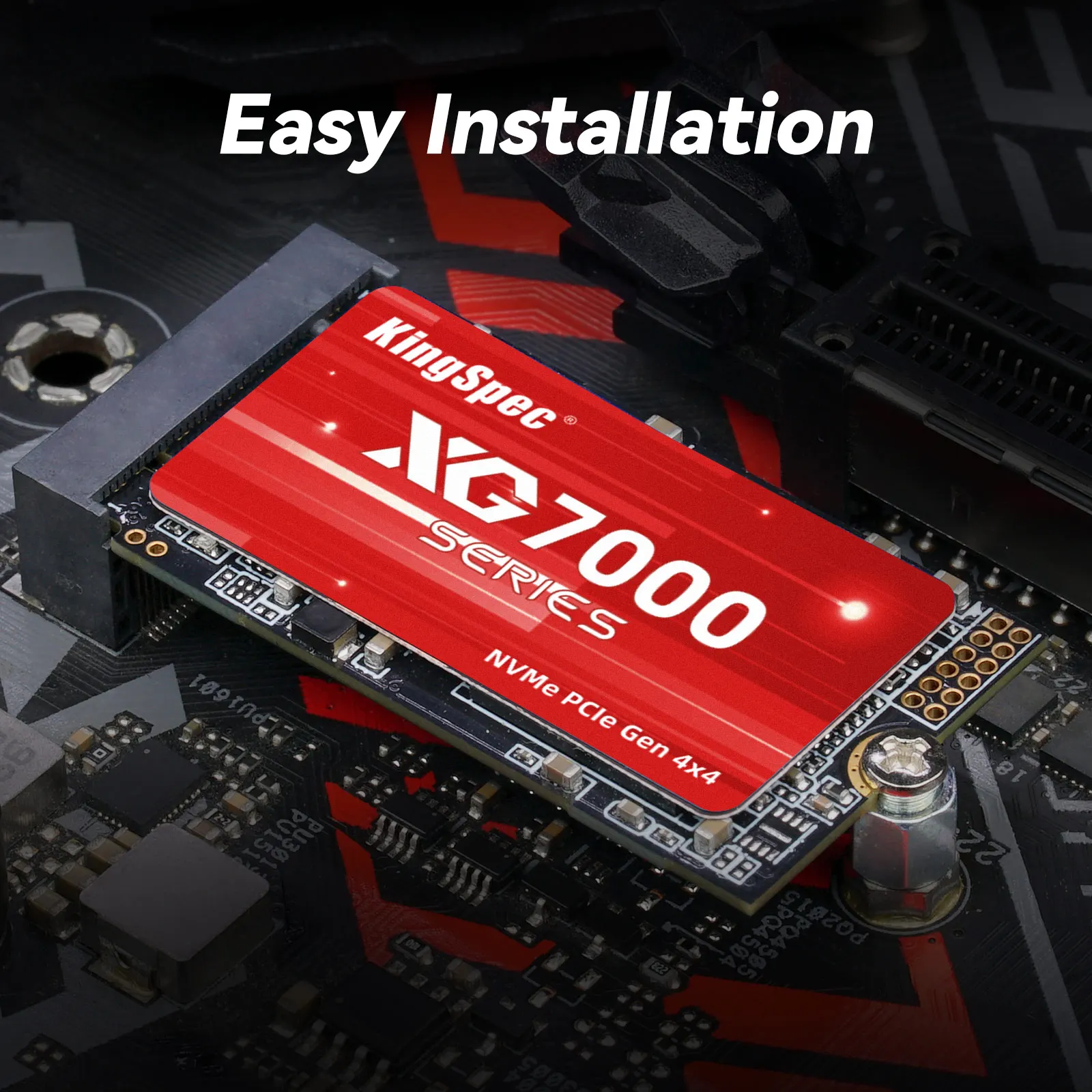 Kingspec-disco Rígido Interno de Estado Sólido Unidade Ssd para Ps5 Laptop pc 7400 Mbps Ssd M.2 Nvme M.2 2242 4tb 2tb 1tb 4x4 - Imagem 2