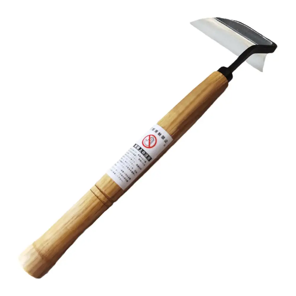 Composite Steel Long Neck Bend Handle Sickle Multi-functional Hand-held Weeding Sickle Hoe Outdoor Gardening Hand Tool 6