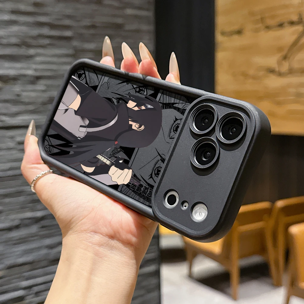 Ninja-Themed Soft TPU Phone Case - Anime Characters Design