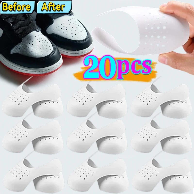 Shoe Anti-Crease Protector - 10 Pairs Sneaker Guard & Shoe Stretcher
