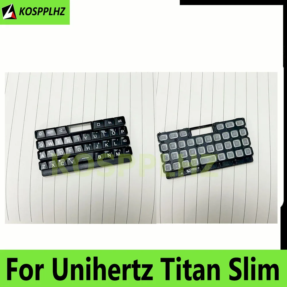 Unihertz Titan Slim 키보드 26 키 영문자 드라이브용 마모가 있는 원래 분해된 새 전화 키보드 버튼