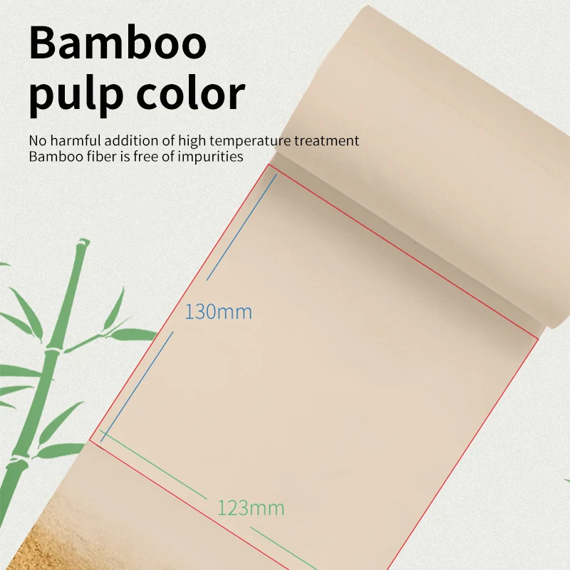 Paper Towels bamboo pulp toilet paper for home use 24 rolls