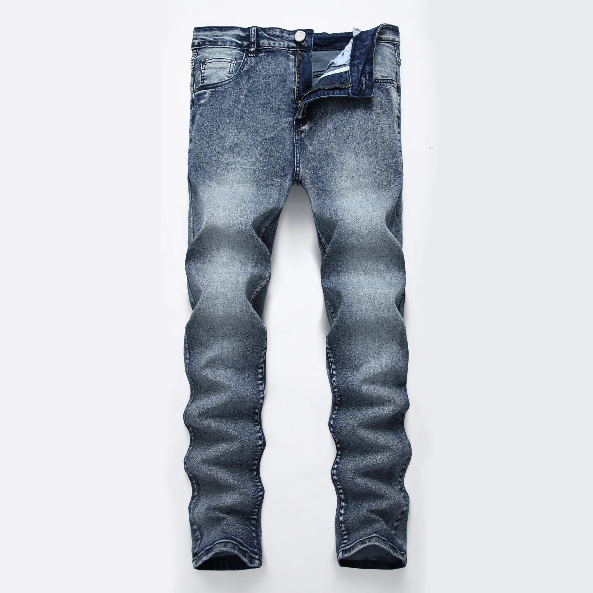 men's jeans Trousers plus size jeans denim homme 2022 brand jeans men's straight-leg cotton distressed jeans slim straight jeans