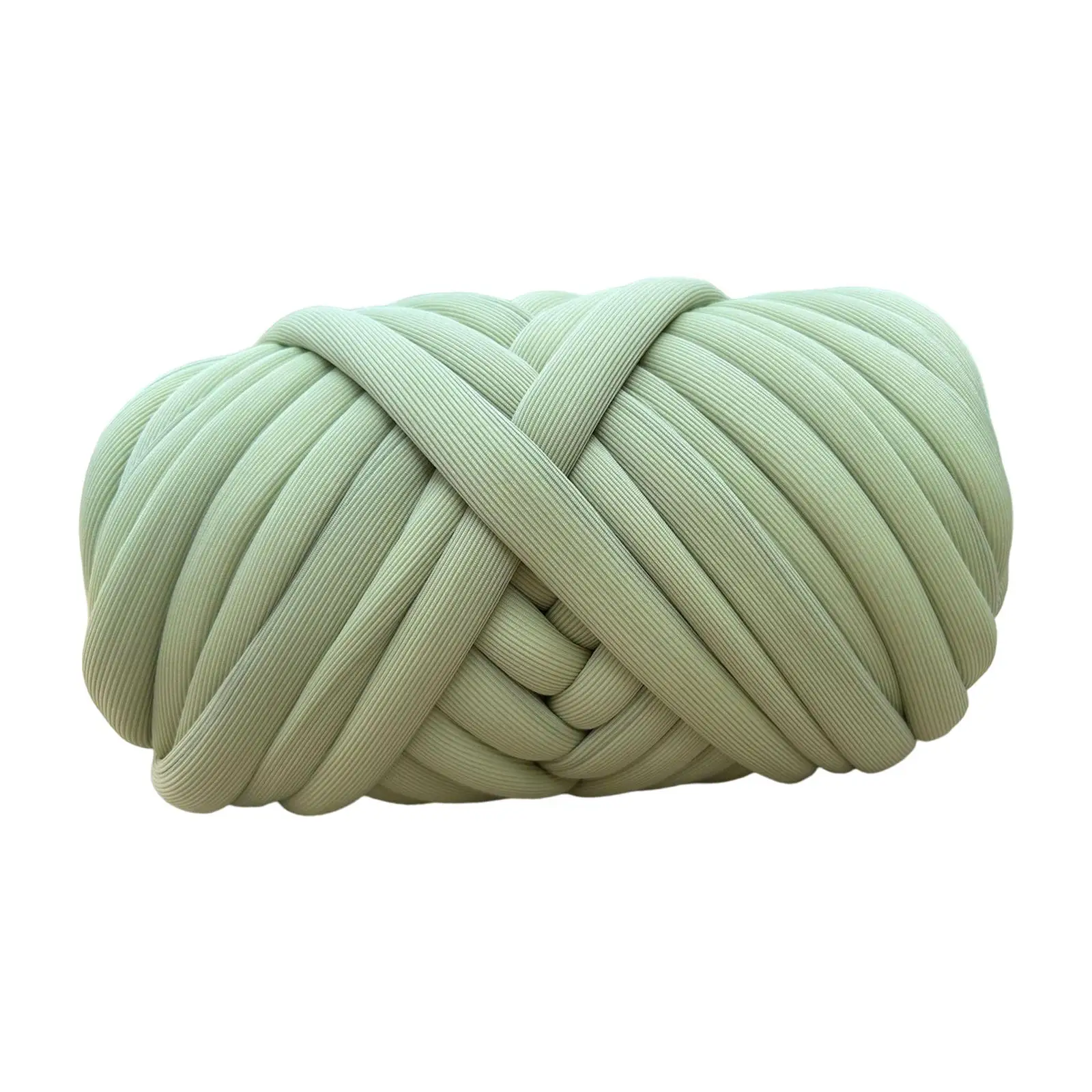 250G Chunky Yarn Crocheting Length 65.6ft Soft DIY Bulky Yarn Jumbo Tubular Yarn for Pet Bed Baskets Hats Throw Craft Weave 3