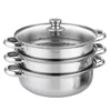 3-Tier Stainless Steel Steamer 2