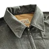 SauceZhan 1940 Safari Style Jacket Short Work Jacket VINTAGE 100% Cotton Men Jacket Solid  Mens Jackets Chamarras Para Hombre 3