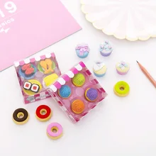 

Cute Cartoon Donut Eraser Student Stationery Children Gift Kindergarten Gifts Pupil Prize