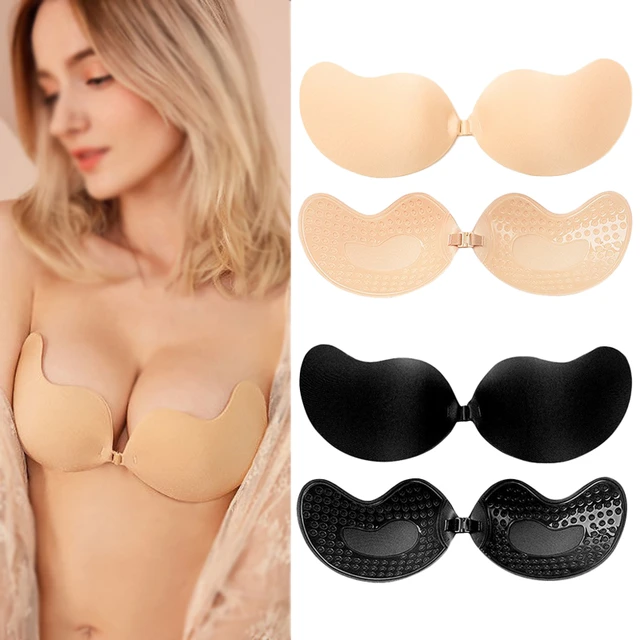 Women Breast Self Adhesive Invisible Bra Reusable Silicone Mango Bust  Nipple Cover Pasties Stickers Lift Push Up Strapless Bras - Women's  Intimates Accessories - AliExpress