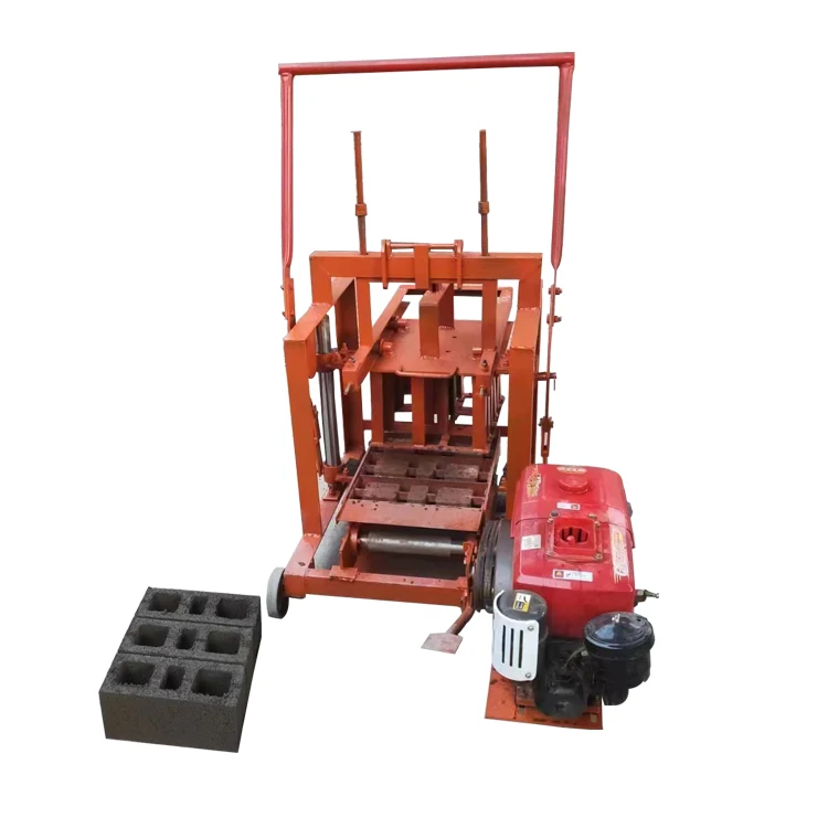 

Construction Equipment Electric Diesel Concrete Block Making Machine Brick lowest price