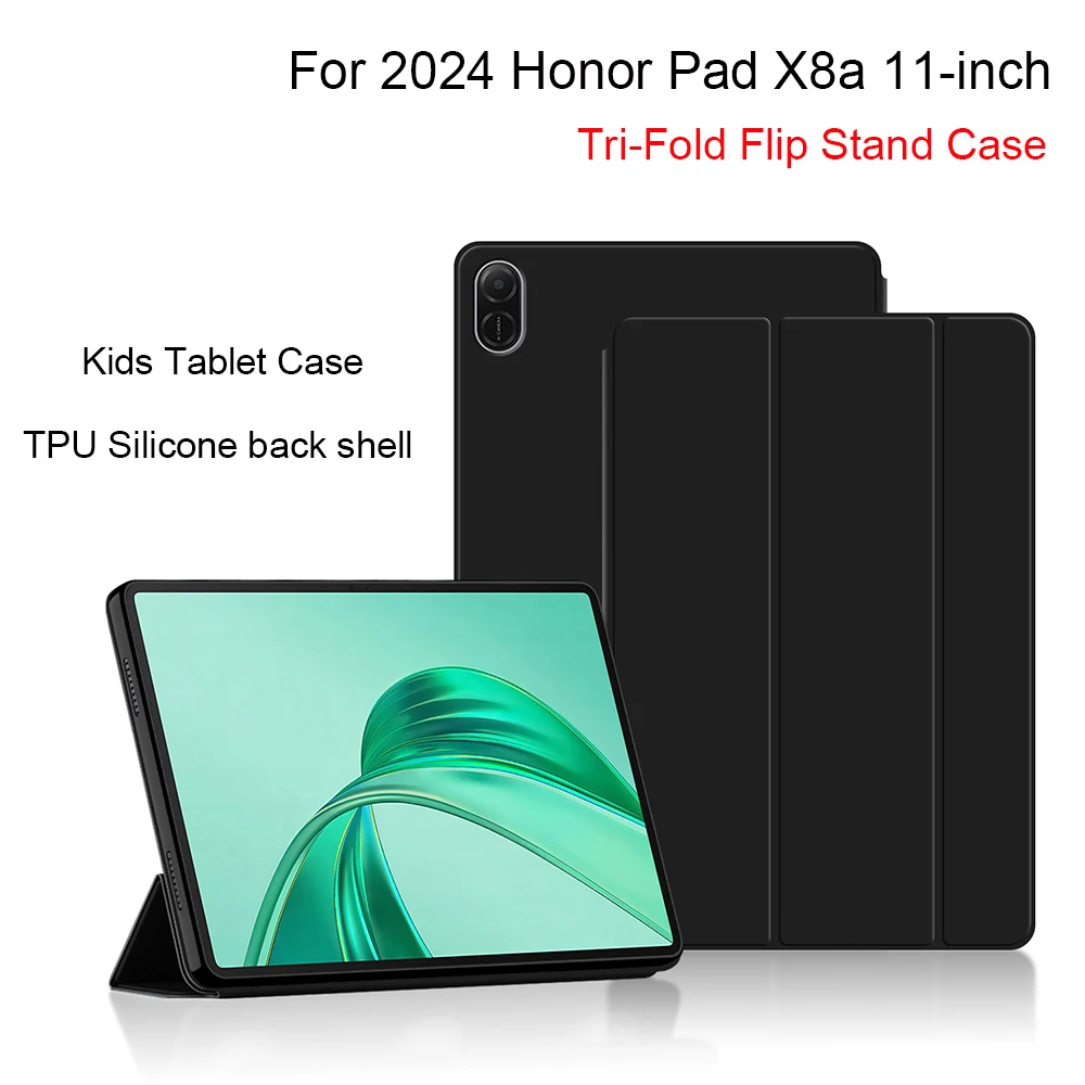 Custodia In Pelle Per HUAWEI HONOR PAD X8 10.1 Pollici: Cover Con Supporto E Autosleep
