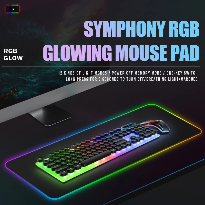 Tappetino Mouse Gaming LED RGB Newtop GMW01 - Foto 11