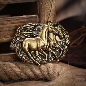 Western Belt Buckle Initial Vintage-Cowboy Rodeo Silver Large Belt Buckle for Men Women