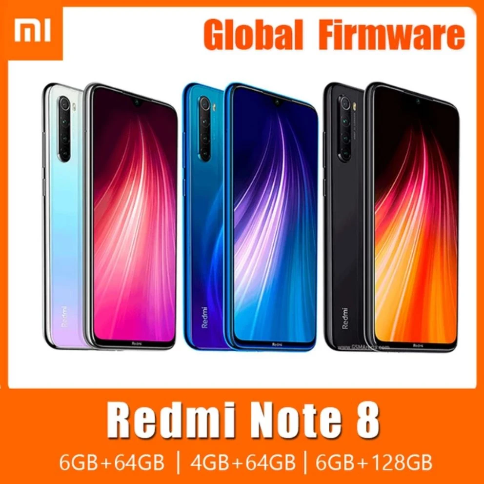backmarket phones Xiaomi Cellphone Redmi Note 8 / Note8 (2021) Smartphone,with Phone Case - Original Android Phone 4000mAh Baterry Quad Cmaera iphone xr refurbished