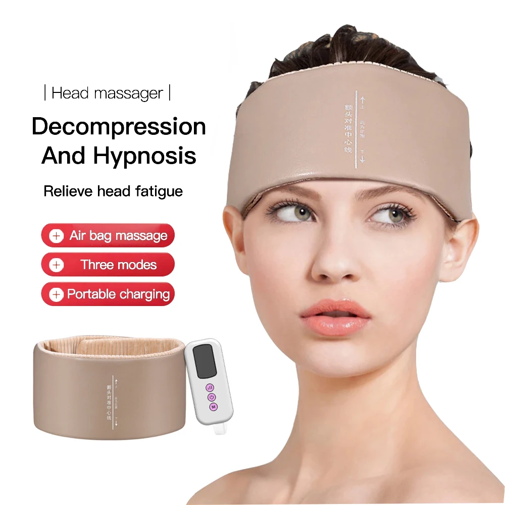 Electric Head Massager Air Pressure Massage Bag Massage Headache Pain Relief Scalp Deep Relaxation health care physiotherapy