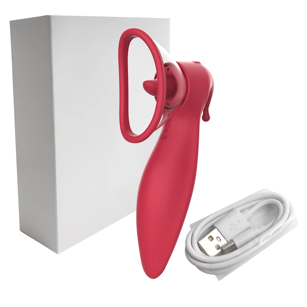 Tongue Licking Vagina Pussy Orgasm Female Masturbation 18 Sex Toy Clit Stimulator Licking Vibrator Sucking Clitoris Women Sextoy