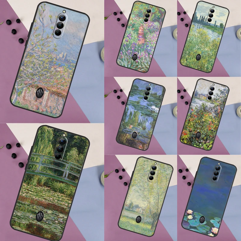 Custodia Claude Monet Per Nubia Red Magic 9 Pro 8 Pro 8S Pro Plus Red Magic 6 7 6S 7S Pro 5G 5S 6R Cover