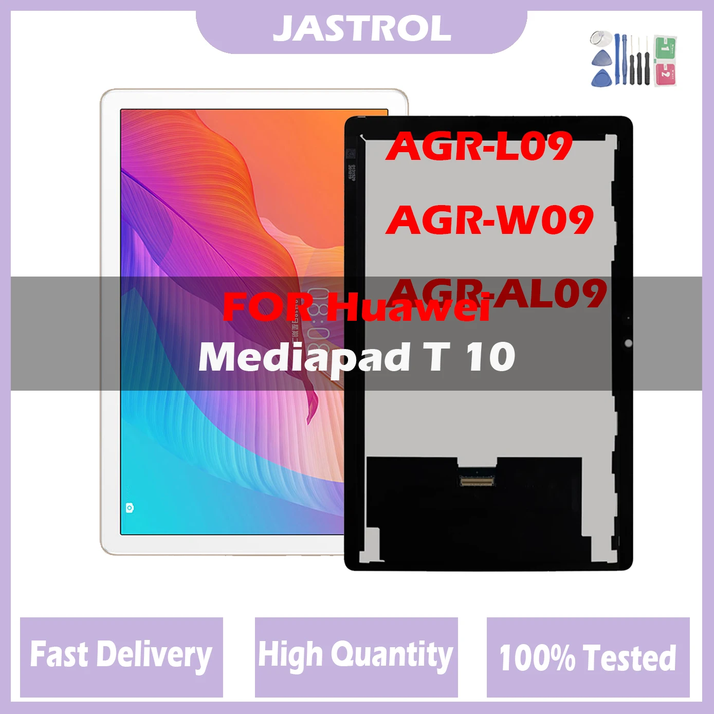 Display Lcd Da 9.7 ''Per Huawei Mediapad T 10 T10/Honor Pad X6 Agr-W09 Agr-Al09 Agr-L09 Agr-W03 Lcd Touch Screen Digitizer Assembly