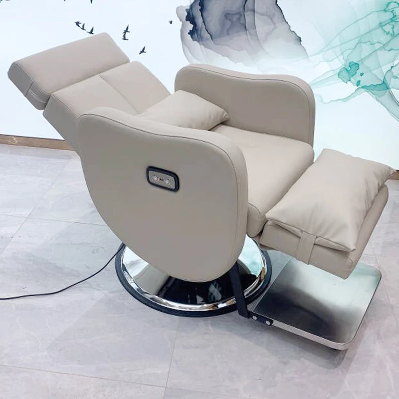 Recliner Spa Barber Chairs Pedicure Cosmetic Luxury Ergonomic Barber Chairs Salon Commercial Cadeira Barbeiro Furniture SR50BC