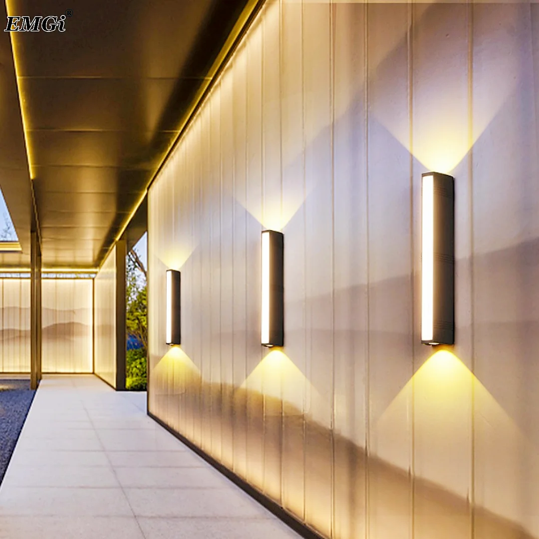 Outdoor Wall Lights Waterproof For Home Garden Lights Porch Post Up