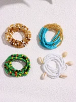 Colorful Beaded Belly Chain Set for Women - Image 6