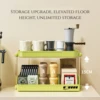 Multi-Layer Tea and Mug Storage Rack Countertop Organizer Space-Saving Tea Bag Holder for Kitchen Office and Coffee Bar 4