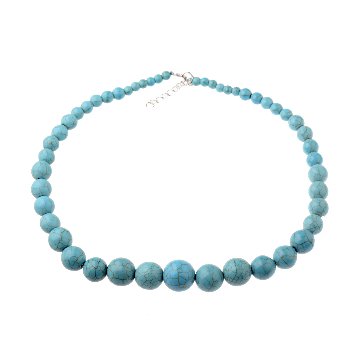Gypsy Boho Round Turquoises Necklace For Women Collares Statement Jewelry Indian Necklaces Pendants