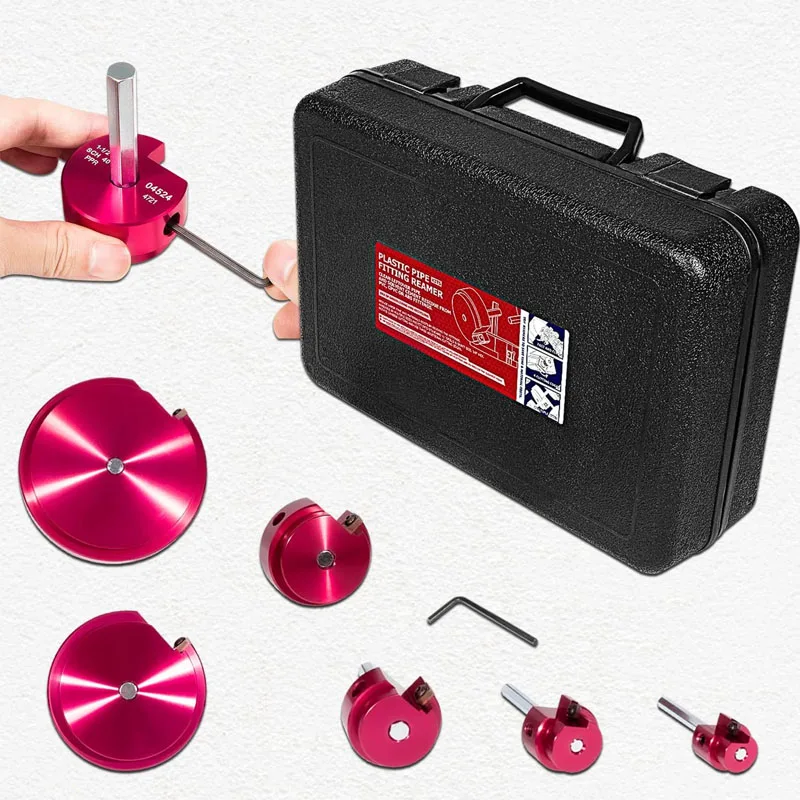 

PPRK6 04529 Pipe Fitting Tools with Case Fit Into Standard 1/2" Drills, with PPR75, PPR100, PPR150, PPR200, PPR300 & PPR400