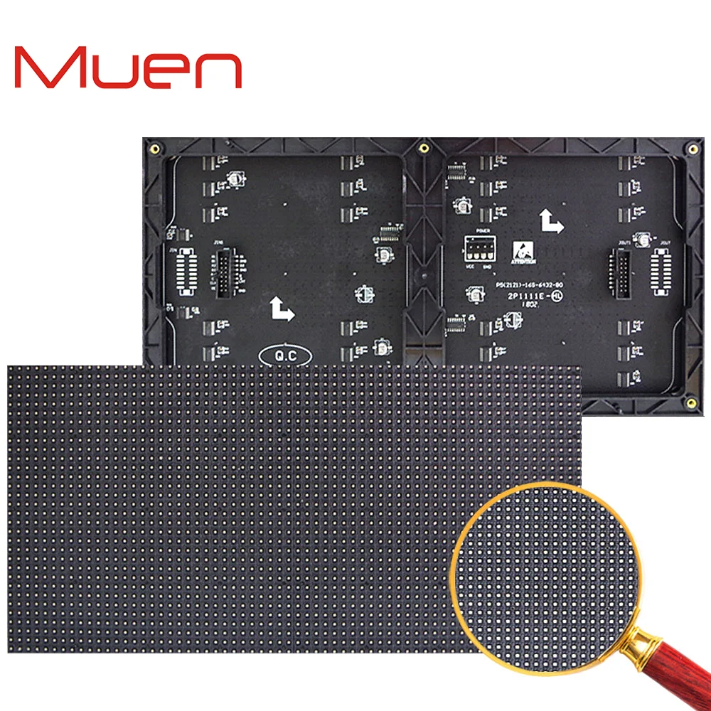 1-40 PCS P5 실내 무료 배송 LED 디스플레이 모듈 320x160mm 16Scan 64x32 픽셀 RGB 풀 컬러 Led 스크린 패널
