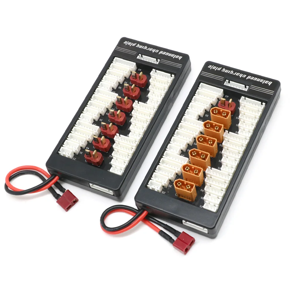 Multi 2S-6S Lipo Parallel Balanced Charging Board XT60 Plug For RC Battery Charger B6AC A6 720i Parallel Charging Plate Board - 4