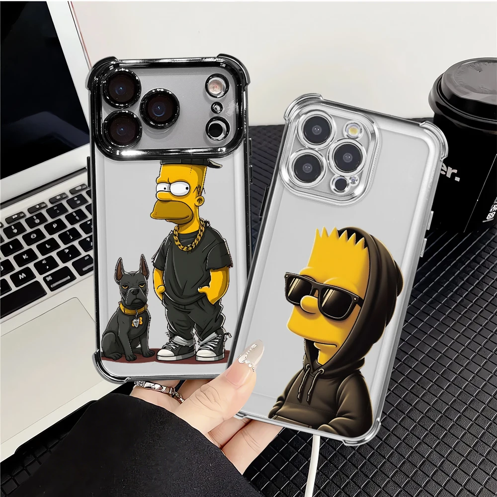 Adorable Cartoon Simpsons Phone Case Cover