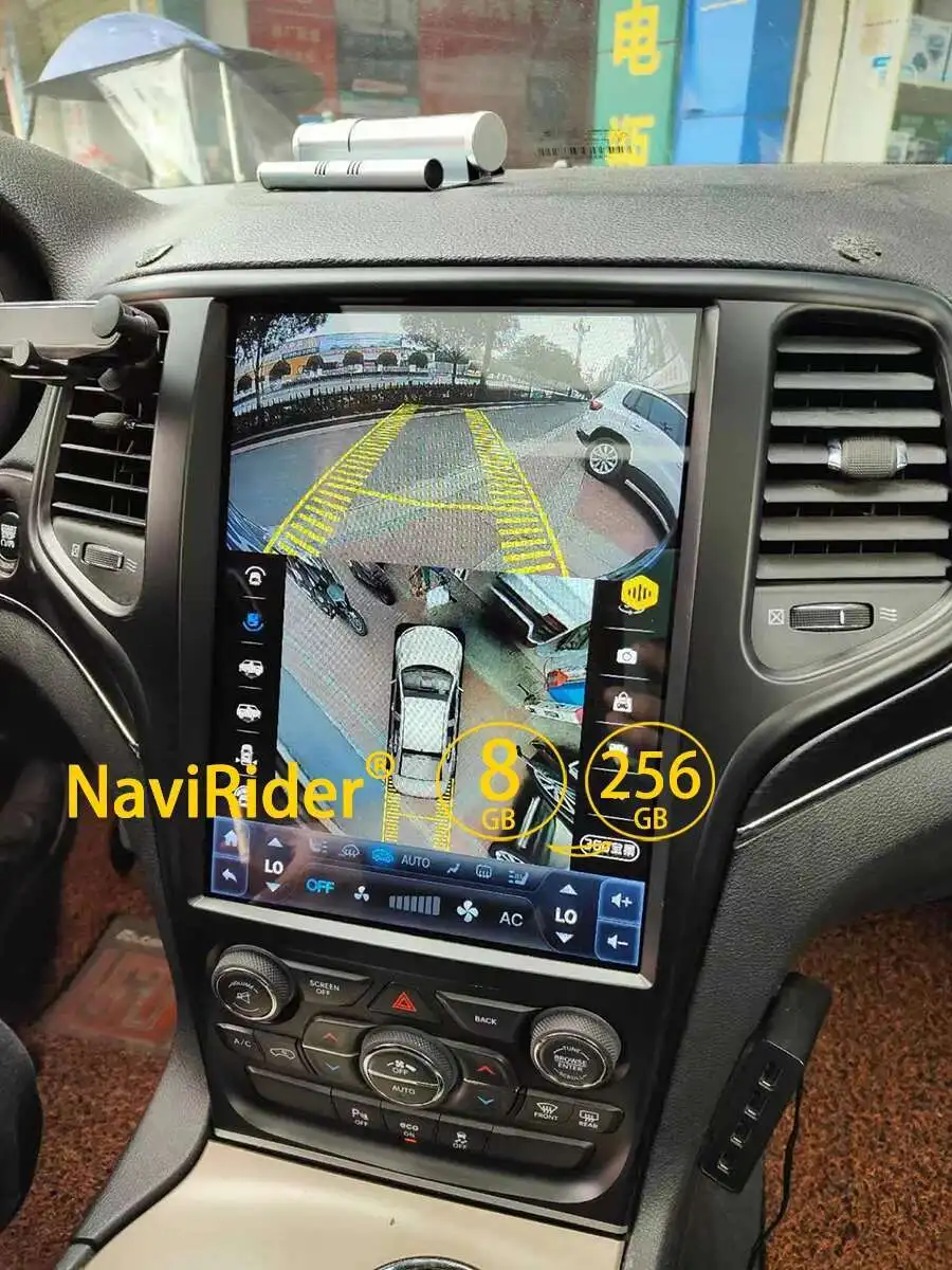 For Jeep Grand Cherokee 2017 2 Din Car Multimedia Stereo Radio Android 14 Screen