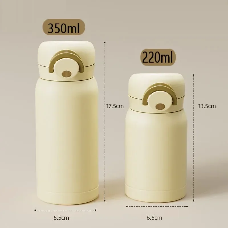 350ml 304 Stainless Steel Mini Thermos Cup Portable Coffee Mug Vacuum Flask Insulated Hot Water Bottle Kids Gift