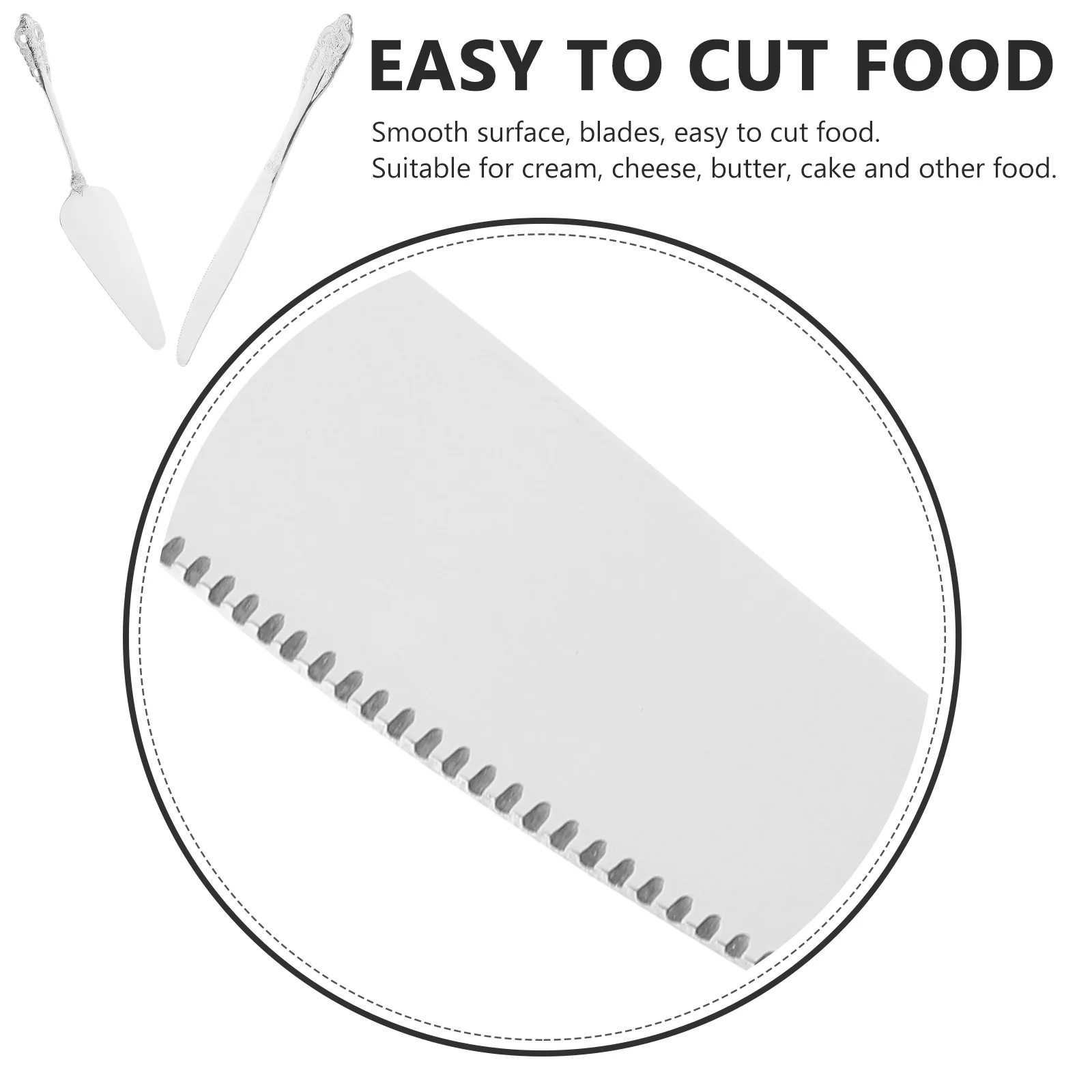 Cake Spatula Set Portable Cheese Razor Blade Scraper Baking Aids Stainless Steel Accessory Shaving Tool Supply kitchen spatula