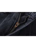 2025 Summer Women's High Waist Denim Shorts Casual Loose Ladies Plus Size Streetwear Fashion Button Wide Leg Short Jeans Female - Image 5