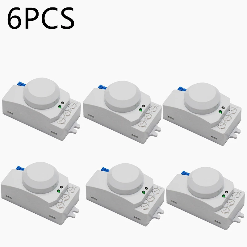 6/1pcs Microwave Radar Human Motion Sensor Electrical Equipment Switch