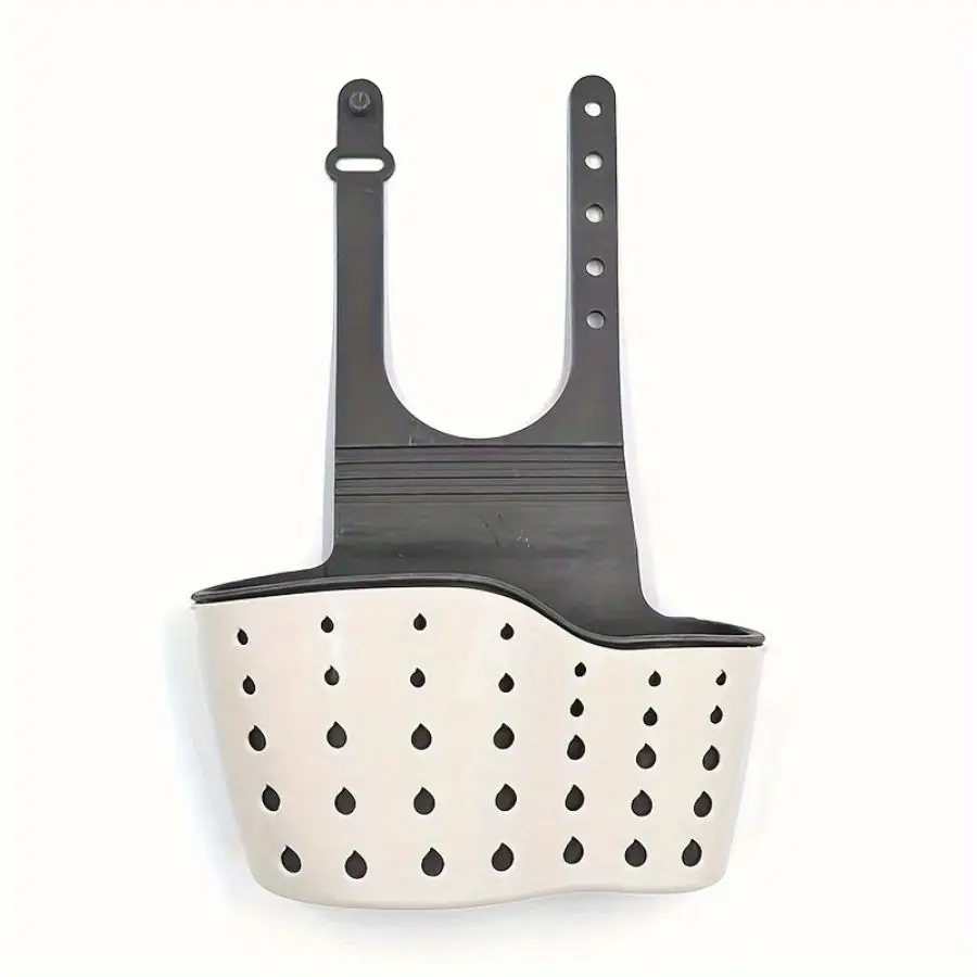 Adjustable Kitchen Sink Organizer Set: Includes Soap Sponge Holder And Hanging Drainage Bag for Kitchen Accessories