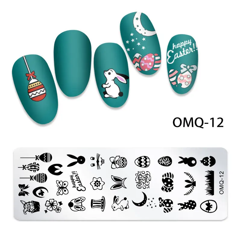 Cartoon Animals Nail Art Stamping Plates Rose Cats Butterfly Dandelion Image Printing Stencils Nail Stamp Templates Nail Tool 6