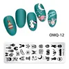 Cartoon Animals Nail Art Stamping Plates Rose Cats Butterfly Dandelion Image Printing Stencils Nail Stamp Templates Nail Tool 6