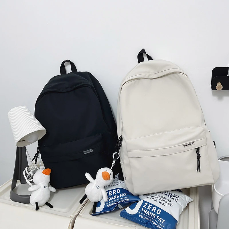 2023 Women School Backpack Black Nylon Bagpack Female Anti Theft Rucksack Casual Lady Travel Backpacks Korean Back Pack Mochila