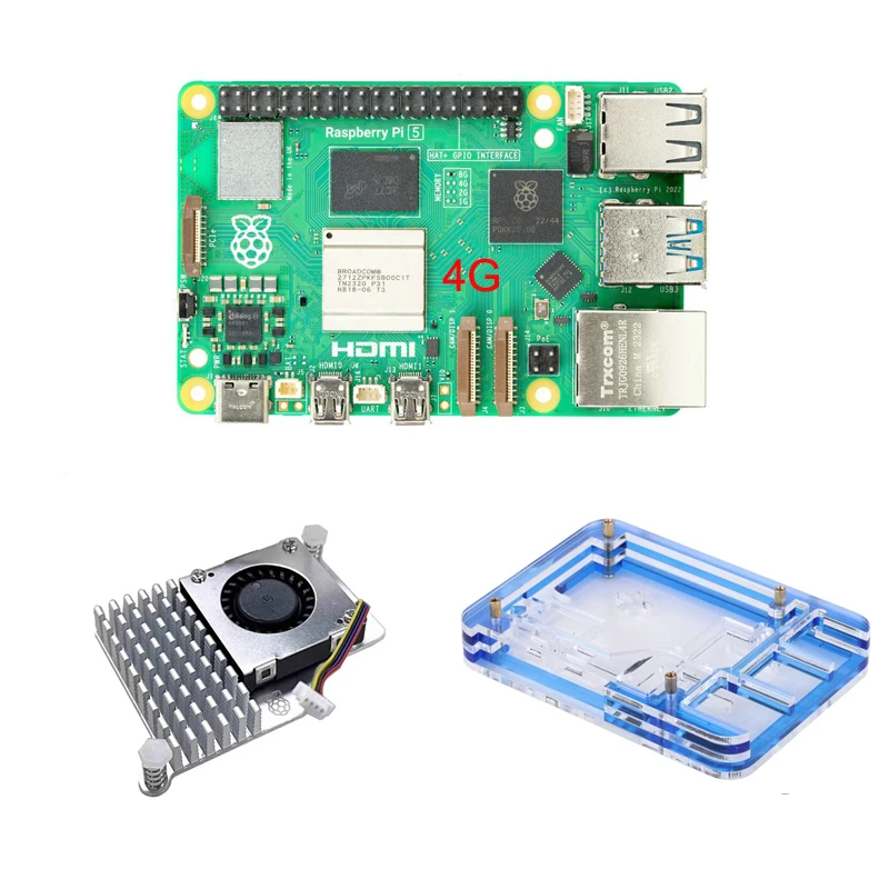 公式 Raspberry Pi 5 4G 8GB 16G RAM 開発ボード最新の新しい RPI 5