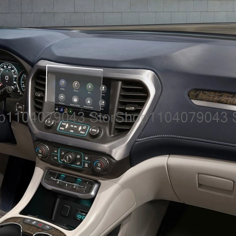 Pellicola In Vetro Temperato 9H Per GMC Acadia 2023 2022 2021-2017 (SLE/SLT/AT4/Denali) - Anti-impronta, Alta Definizione, Facile Installazione - 2