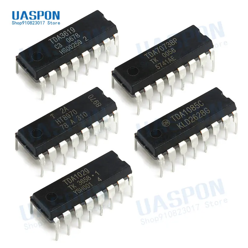 2PCS DIP 16 TDA1085C TDA1083 1083 TDA3619 3619 TDA1029 1029C TDA7073BP ...