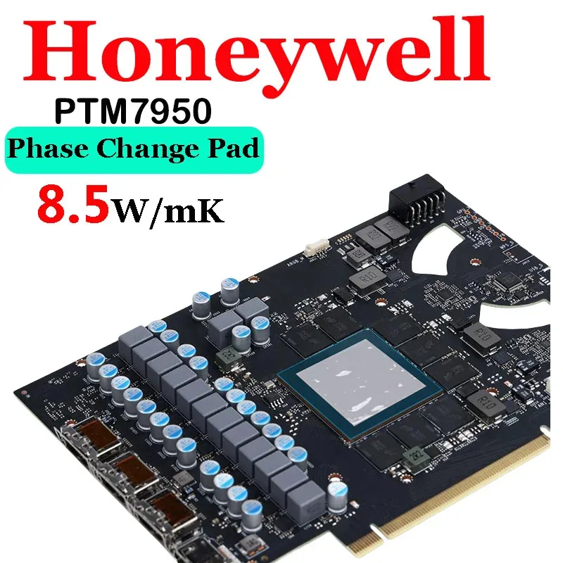 페이즈 체인지 패드 허니웰 PTM7950 써멀 페이스트 GPU CPU 히트싱크 40x80X0.2mm 냉각 전도성 실리콘 패드 매트 써멀 페이스트