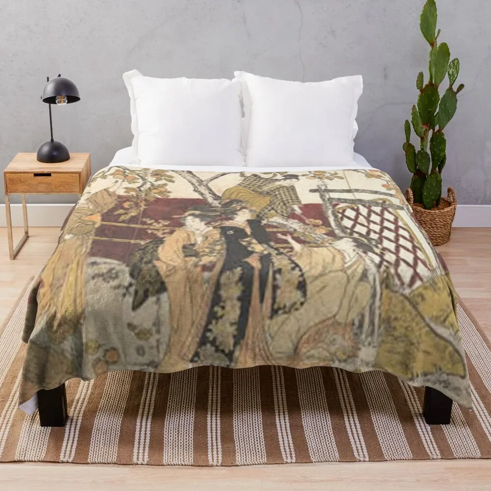 Japanese Life Throw Blanket Moving Shaggy manga Blankets