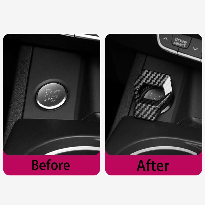 Auto Start Stop Button Cover - Decorative Engine Ignition Accessory
