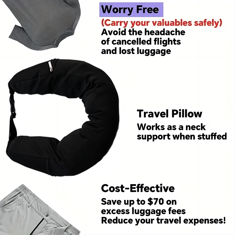 Travel Neck Pillow and Eye Mask 3
