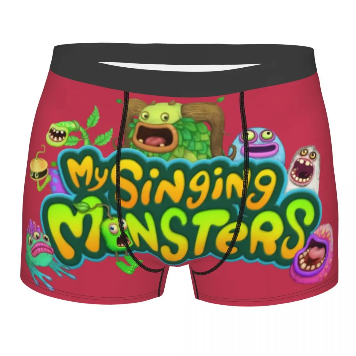 

Fashion My Singing Monsters Boxers Shorts Underpants Men's Stretch Electronic Video Game Briefs Underwear