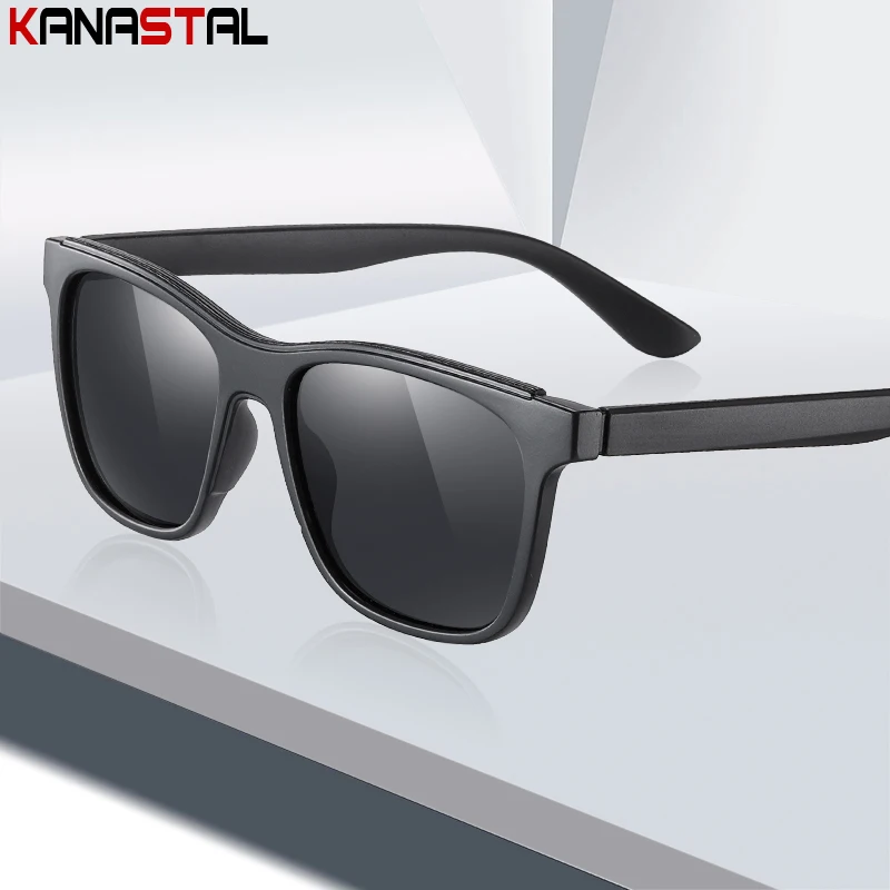 

Мужские поляризованные солнцезащитные очки UV400, модные солнцезащитные очки TR90, многогранные очки в оправе, мужские солнцезащитные очки для вождения, рыбалки, путешествий, велосипеда